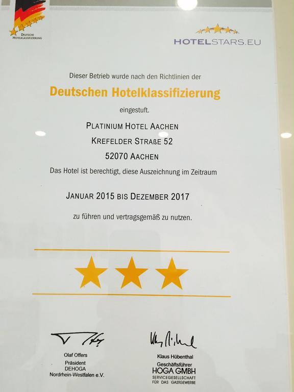 Hotel Platinium Akwizgran Zewnętrze zdjęcie